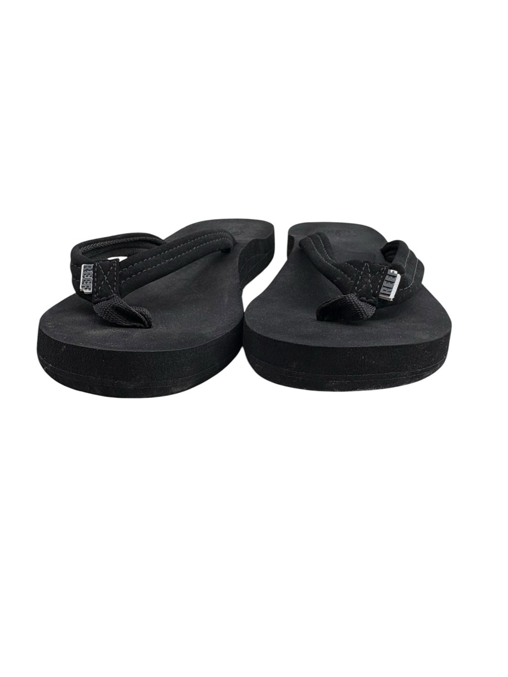 Reef Cushion Breeze Black Flip Flop Sandals Womens Size 8 Comfort - Picture 2 of 8